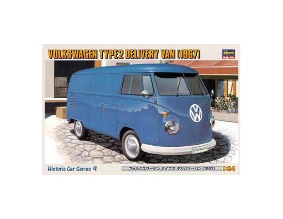 Hasegawa HGHC9 VW TYPE 2 DELIVERY VAN 1967 KIT 1:24 Modellino