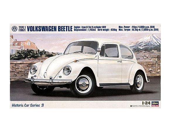 Hasegawa HGSHC3 VW KAFER 1967 KIT 1:24 Modellino