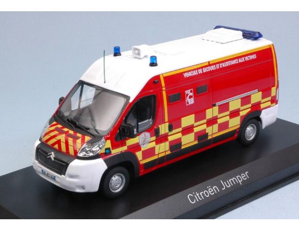 Norev NV155924 CITROEN JUMPER 2013 POMPIERS VSAV 1:43 Modellino