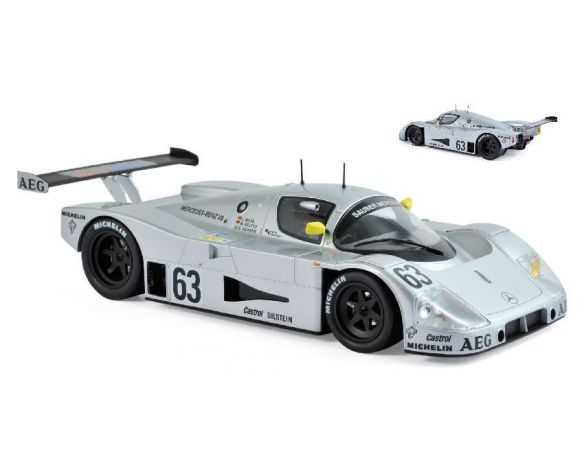 Norev NV183442 SAUBER-MERCEDES C9 N.63 WINNER LM 1989 MAAS-J.MASS-M.REUTER-DICKENS 1:18 Modellino