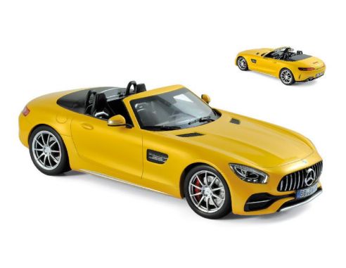 Norev NV183451 MERCEDES AMG GT C ROADSTER 2017 YELLOW METALLIC 1:18 Modellino