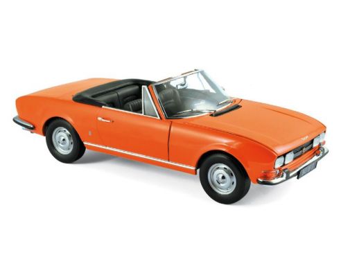 Norev NV184826 PEUGEOT 504 CABRIOLET 1970 CAPUCINE YELLOW 1:18 Modellino