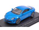Norev NV517856 ALPINE A110 PREMIERE EDITION 2017 BLUE 1:43 Modellino
