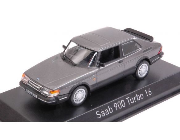 Norev NV810033 SAAB 900 TURBO 16 COUPE 1991 GREY METALLIC 1:43 Modellino