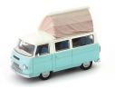 Autocult ATC09002 COMMER DORMOBILE COASTER 1972 PASTEL LIGHT BLUE/CREAM 1:43 Modellino