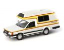 Autocult ATC09003 AUDI 100 TYP 44 BISCHOFBERGER (CAMPER) 1985 WHITE 1:43 Modellino
