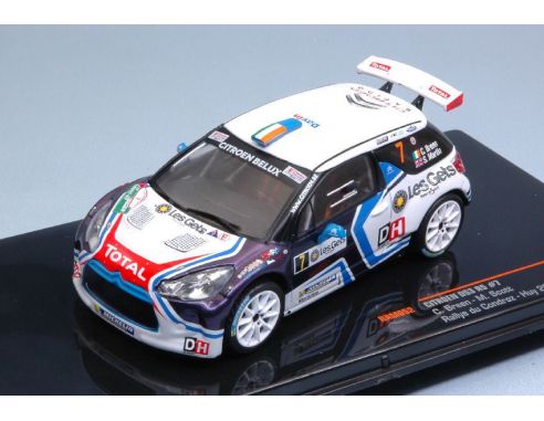 Ixo model RAM652 CITROEN DS3 N.7 WINNER RALLY DU CONDROZ-HUY 2016 C.BREEN-M.SCOTT 1:43 Modellino