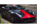 Looksmart LS18015B FERRARI F12 TDF SPECIAL SERIES BLUE POZZI W/RED LIVERY C/VETRINA 1:18 Modellino