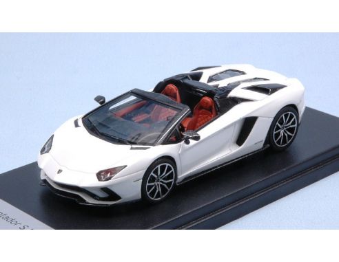 Looksmart LS482B LAMBORGHINI AVENTADOR S ROADSTER BALOON WHITE 1:43 Modellino