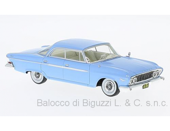 Neo Scale Models NEO46826 DODGE DART PHOENIX 1961 LIGHT BLUE 1:43 Modellino