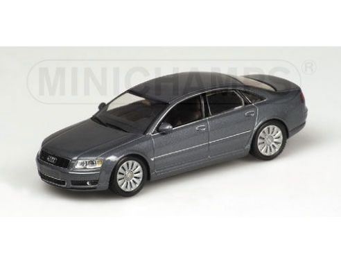 MINICHAMPS 400011800 AUDI A8 2002 GREY METALLIC Modellino
