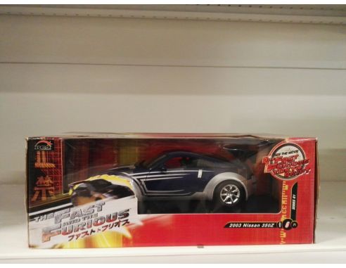 ERTL 53608B NISSAN 350Z 2003 BLU 1/18 Modellino