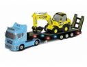 RUI CHUANG QY0232B HEAVY TRUCK CAMION EURO CON ESCAVATRICE 1:32 Modellino