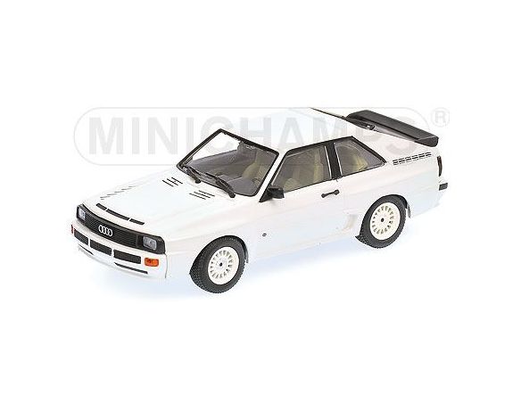 Minichamps PM400012124 AUDI SPORT QUATTRO 1984 WHITE 1:43 Modellino