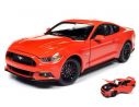 Auto World AW242 FORD MUSTANG COUPE' COMPETITION 2016 ORANGE 1:18 Modellino
