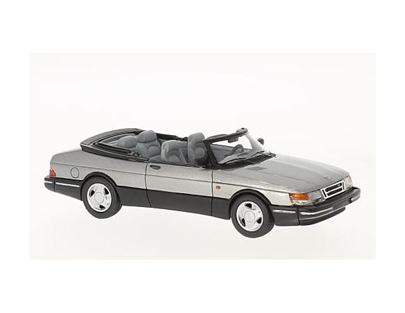 Neo Scale Models NEO43569 SAAB 900 CABRIOLET 1987 MET GREY 1:43 Modellino