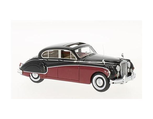 Neo Scale Models NEO49549 JAGUAR MK VIII 1955 RED/BLACK 1:43 Modellino
