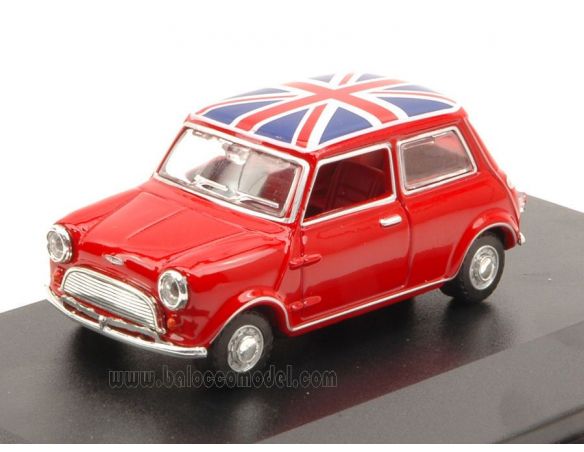 Oxford OXF43MIN023 MINI AUSTIN COOPER RED DECORATED 1:43 Modellino