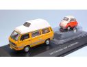 Schuco SH3303 VW T3 WESTFALIA JOKER W/BMW ISETTA 1:43 Modellino