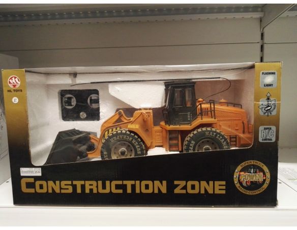 RADIOCOMANDO HL TOYS 7233 ESCAVATORE 1:24 SCATOLA ROVINATA Modellino