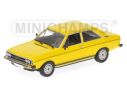 Minichamps PM400015001 AUDI 80 GT 1972 YELLOW 1:43 Modellino
