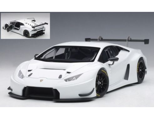 AUTOART AA81527 LAMBORGHINI HURACAN GT3 2015 BIANCO ISIS/WHITE 1:18 Modellino