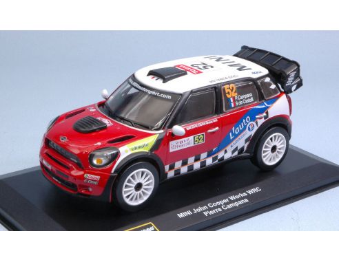 Bburago BU01090A MINI JOHN COOPER N.52 7th MONTE CARLO 2012 P.CAMPANA-S.DE CASTELLI 1:32 Modellino