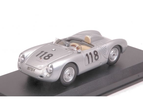 Best Model BT9701 PORSCHE 550 RS N.118 2nd T.FLORIO 1959 MAHLE-STRAHLE-LINGE 1:43 Modellino