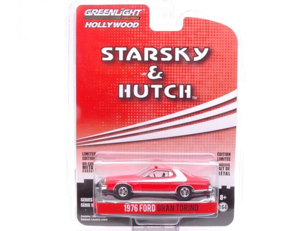 Greenlight GREEN44780A FORD GRAN TORINO STARSKY & HUTCH 1975-79 SERIES 1:64 Modellino