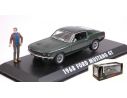 Greenlight GREEN86433 FORD MUSTANG BULLIT 1968 W/STEVE MC QUEEN FIGURE 1:43 Modellino