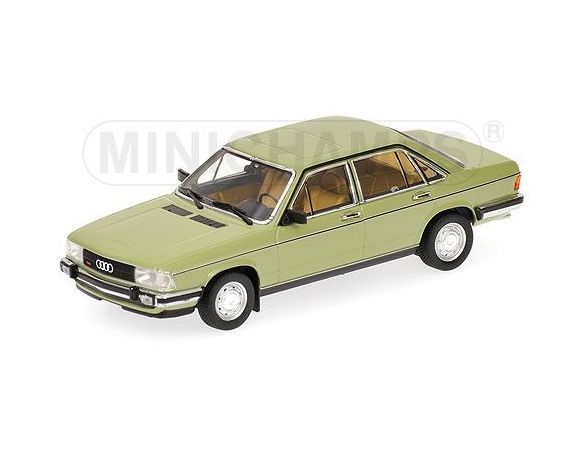 Minichamps PM400015102 AUDI 100 1979 GREEN 1:43 Modellino