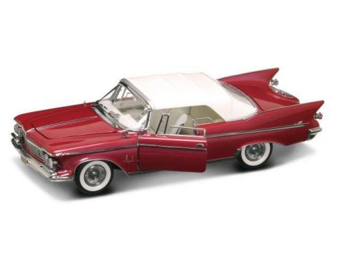 LUCKY DIE CAST LDC20138R CHRYSLER IMPERIAL CLOSED CONVERTIBLE 1961 RED/WHITE 1:18 Modellino