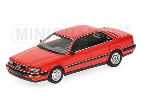 Minichamps PM400016001 AUDI V8 1988 RED 1:43 Modellino