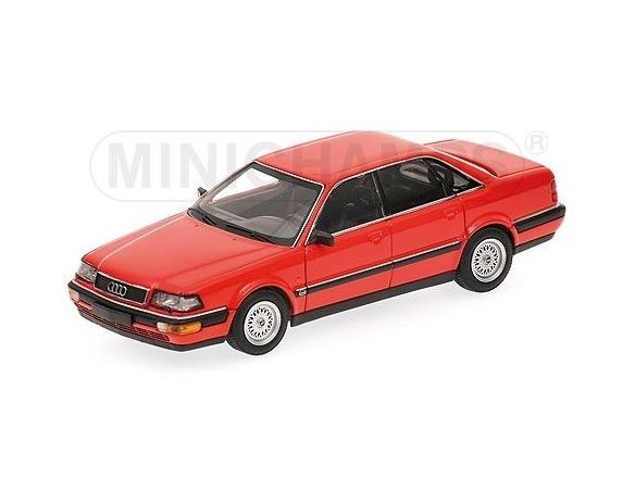 Minichamps PM400016001 AUDI V8 1988 RED 1:43 Modellino