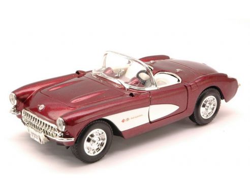 LUCKY DIE CAST LDC24201BG CHEVROLET CORVETTE 1967 AMARANT METALLIC 1:24 Modellino