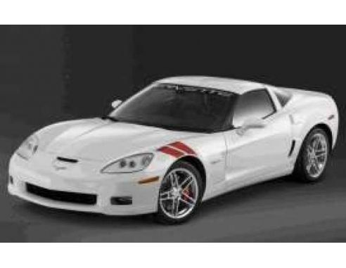 LUCKY DIE CAST LDC24207W CORVETTE Z06 2007 WHITE 1:24 Modellino