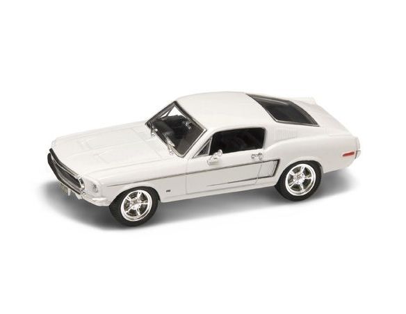 LUCKY DIE CAST LDC43206W FORD MUSTANG GT 1968 WHITE 1:43 Modellino