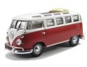 LUCKY DIE CAST LDC43208BUR VW MICROBUS 1962 2-TONE BURGUNDY/WHITE 1:43 Modellino
