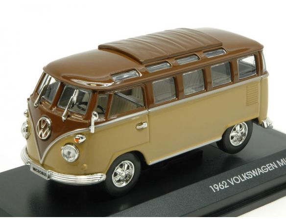 LUCKY DIE CAST LDC43209BN VW MICROBUS 1962 2 TONE BROWN 1:43 Modellino