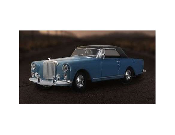 LUCKY DIE CAST LDC43215BL BENTLEY S2 CLOSED SOFT TOP METALLIC BLUE 1:43 Modellino