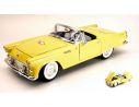 LUCKY DIE CAST LDC92068YL FORD THUNDERBIRD CONVERTIBLE HARD TOP 1955 YELLOW 1:18 Modellino