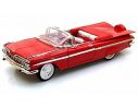 LUCKY DIE CAST LDC92118R CHEVROLET IMPALA CONVERTIBLE 1959 RED 1:18 Modellino