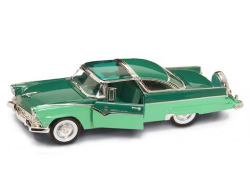 LUCKY DIE CAST LDC92138GR FORD FAIRLANE CROWN VICTORIA 1955 METALLIC GREEN 1:18 Modellino