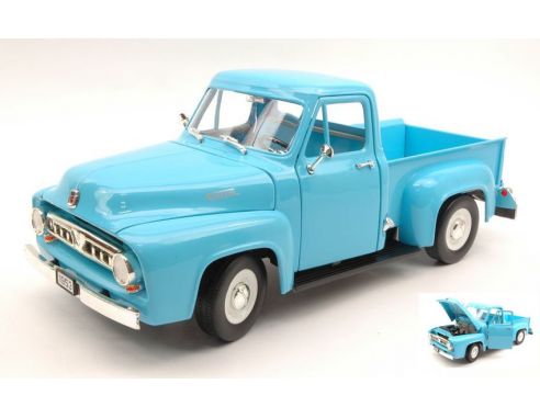 Hot Wheels LDC92148LB FORD F 100 PICK UP 1953 LIGHT BLUE 1:18 Modellino