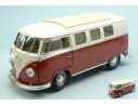 LUCKY DIE CAST LDC92328BG VW MICROBUS 1962 BURGUNDY W/WHITE ROOF 1:18 Modellino