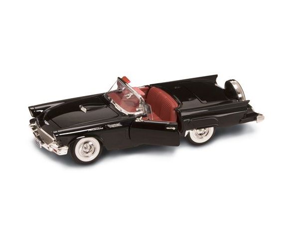 LUCKY DIE CAST LDC92358BK FORD THUNDERBIRD 1957 BLACK 1:18 Modellino