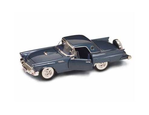 LUCKY DIE CAST LDC92358BL FORD THUNDERBIRD W/HARDTOP 1957 LIGHT BLUE MET.1:18 Modellino