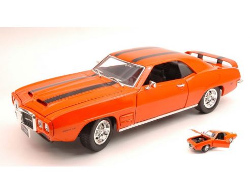 LUCKY DIE CAST LDC92368OR PONTIAC FIREBIRD TRANS AM 1969 ORANGE 1:18 Modellino