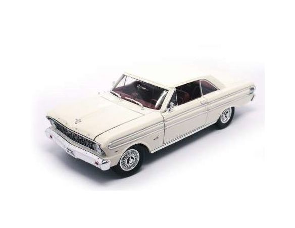 Hot Wheels LDC92708W FORD FALCON 1964 WHITE-CREAM 1:18 Modellino