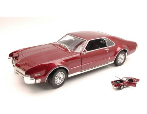 Hot Wheels LDC92718BG OLDSMOBILE TORONADO 1966 BURGUNDI 1:18 Modellino